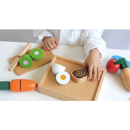 エドインターのPETIT MARCHE　First Little Chef　ファーストリトルシェフ　アルコール除菌OK　木製ままごとセット | エド・インター | 03