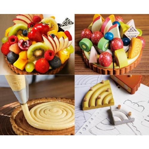 エドインターのPETIT MARCHE　夢のフルーツタルト　アルコール除菌OK　木製ままごと | エド・インター | 04