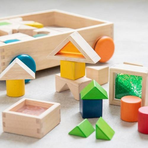 エドインター　デザインつみき  ぴったり収納できる木箱つき　森の遊び道具シリーズ　 | エド・インター | 01