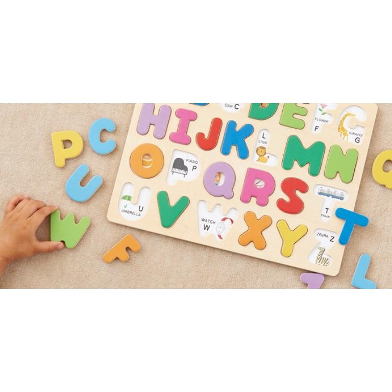 エドインターの英字パズル　木のパズルA・B・C　木製知育パズル | エド・インター | 02