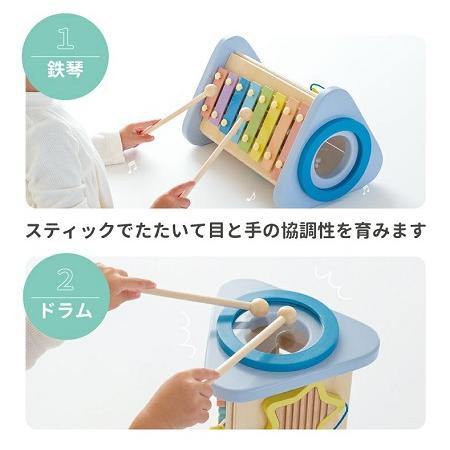 エドインター　ティンクルシンフォニー　Twinkle Symphony　音を楽しむ木製玩具　ミルキートイ | エド・インター | 02