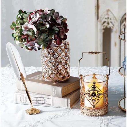 ハルモニア　クラシックフェザーペングレイ　ピンク/グレイ　アンティークな羽つきボールペン | HARMONIER | 03