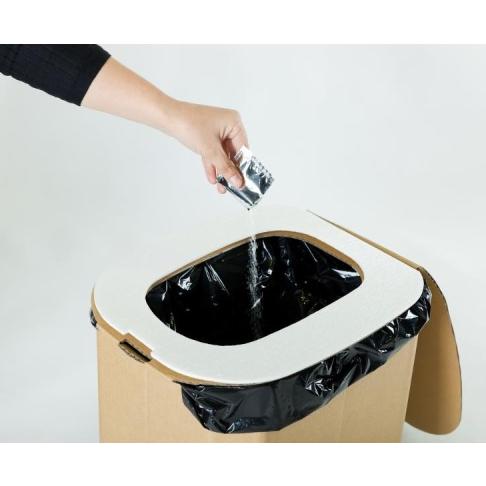 おしりにやさしい簡易トイレ 非常用ダンボール製組立式トイレ（5回分） |  | 04