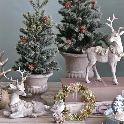 HARMONIER（ハルモニア） クリアグリーンリーフミニリースオーナメント