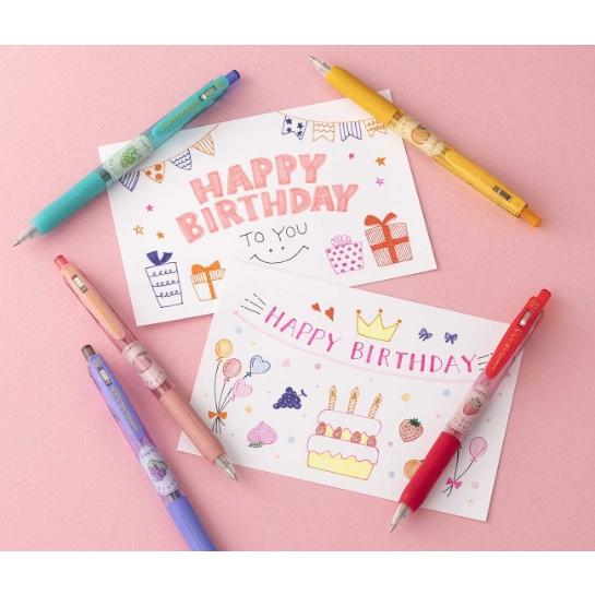 ZEBRA 限定 サラサクリップ 香りつきフルーツ 5色セット ゼブラ