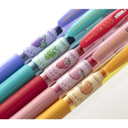 新品・未使用 ゼブラ サラサクリップ 香りつき チュッパチャプス 5本セット ZEBRA（ゼブラ） 限定 サラサクリップ 香りつきフルーツ 替芯JF-0.5芯