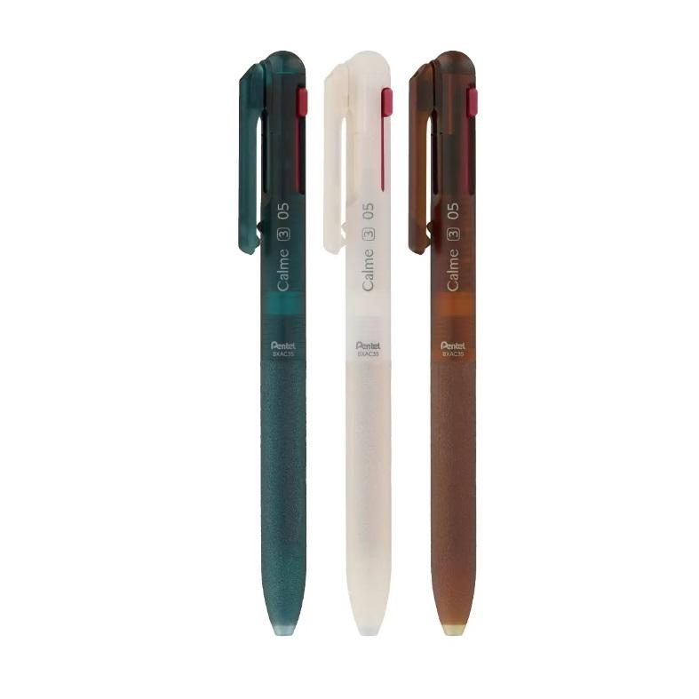 限定　カルムボールペン3色　Relaxed Frost Series（リラックスド フロスト シリーズ） | ぺんてる