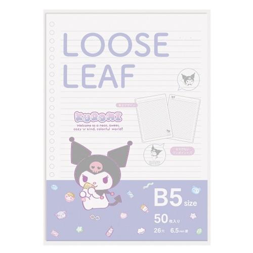 限定　エムプラン　サンリオキャラクターズ　B5　ルーズリーフ　ワンポイントデザイン |  | 02