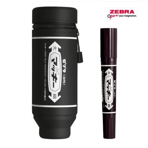 ZEBRA（ゼブラ） 限定 ハイマッキーペンケース ハイマッキー黒1本つき