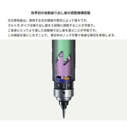 三菱鉛筆 三菱鉛筆 クルトガダイブ シャープペン0.5 キャップ式