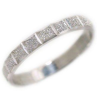 ホワイトゴールド 結婚指輪 マリッジリング スターダスト ペアリング K10wg 指輪