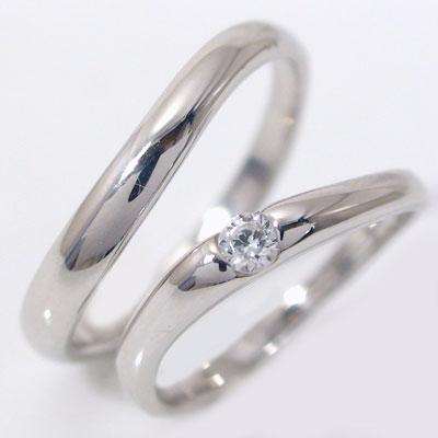 ホワイトゴールド ダイヤモンド 結婚指輪 マリッジリング ペアリング ペア 2本セット K18wg 指輪 ダイヤ 0.1ct｜ma38｜06