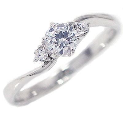 鑑定書付 一部予約 ダイヤモンド プラチナ 婚約指輪 エンゲージリング 0.3ct ダイヤ 最大65%OFFクーポン 指輪 脇ダイヤ PT900 0.04ct D-VS1-EX