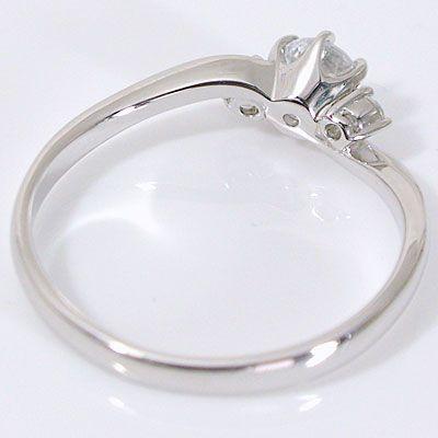 鑑定書付 ダイヤモンド プラチナ 婚約指輪 エンゲージリング 0.3ct D-VS1-EX 脇ダイヤ 0.04ct PT900 ダイヤ 指輪｜ma38｜03