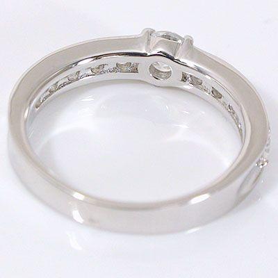 鑑定書付 ダイヤモンド プラチナ 婚約指輪 エンゲージリング 0.3 鑑定書付 ダイヤモンド プラチナ 婚約指輪 エンゲージリング 0.3