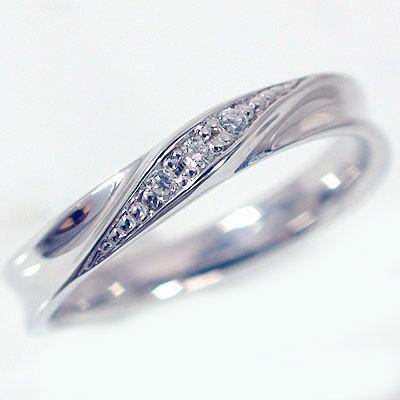 ダイヤモンド ホワイトゴールド ペアリング 結婚指輪 マリッジリング ペア 2本セット K10wg 指輪 ダイヤ 0.04ct｜ma38｜04