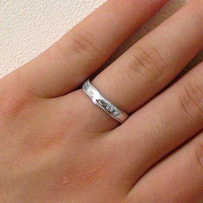 ピンクゴールド ホワイトゴールド ペアリング 結婚指輪 マリッジリング 2本セット K18pg K18wg 指輪｜ma38｜03