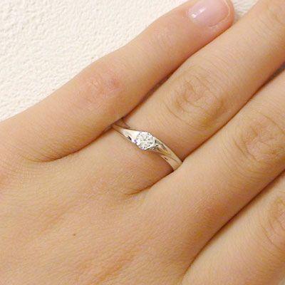 鑑定書付 ダイヤモンド ホワイトゴールド 婚約指輪 エンゲージリング ダイヤ 0.2ct  K18wg｜ma38｜02