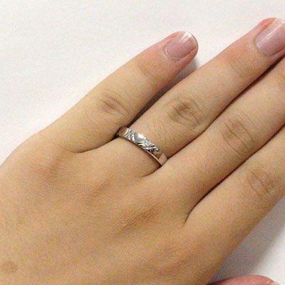 プラチナ ダイヤモンド 結婚指輪 マリッジリング ペアリング ペア 2本セット Pt900 指輪 ダイヤ 0.015ct｜ma38｜03