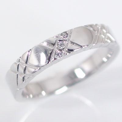 プラチナ ダイヤモンド 結婚指輪 マリッジリング ペアリング ペア 2本セット Pt900 指輪 ダイヤ 0.015ct｜ma38｜04