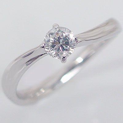 鑑定書付 ダイヤモンド プラチナ 婚約指輪 エンゲージリング ダイヤ 0.3ct E-VVS2-EX H&C 指輪 PT900｜ma38