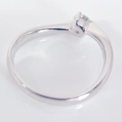 鑑定書付 ダイヤモンド プラチナ 婚約指輪 エンゲージリング ダイヤ 0.3ct E-VVS2-EX H&C 指輪 PT900｜ma38｜03