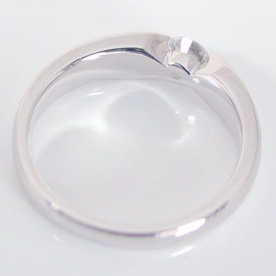 鑑定書付 プラチナ ダイヤモンド 婚約指輪 エンゲージリング ダイヤ 0.3ct F-VS2-EX PT900 指輪｜ma38｜03