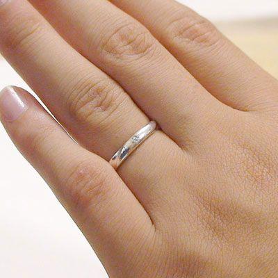 ダイヤモンド ホワイトゴールド 結婚指輪 ペアリング マリッジリング ペア 2本セット K10wg 指輪 ダイヤ 0.01ct｜ma38｜02