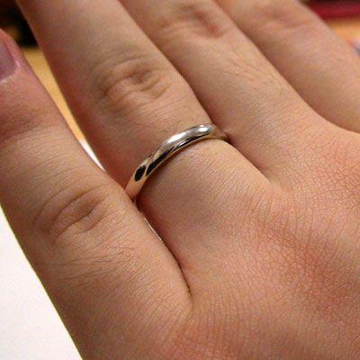ダイヤモンド ホワイトゴールド 結婚指輪 ペアリング マリッジリング ペア 2本セット K10wg 指輪 ダイヤ 0.01ct｜ma38｜03