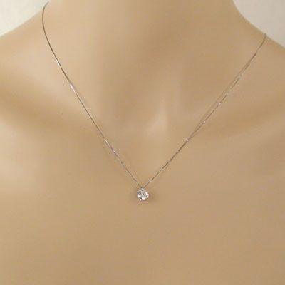 鑑定書付 ダイヤモンド 大粒 1カラット ネックレス プラチナ 一粒 ダイヤ 1.0ct H-SI2-Good ペンダント Pt900｜ma38｜02