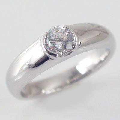 鑑定書付 人気スポー新作 ダイヤモンド プラチナ 初売り 婚約指輪 エンゲージリング Hamp;C Pt900 ダイヤ 0.5ct D-VVS1-3EX