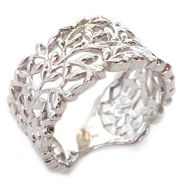 k10WG 透かしリング K10ダイヤモンド 丸玉透かしリング（リング） | COCOSHNIK（ココシュ