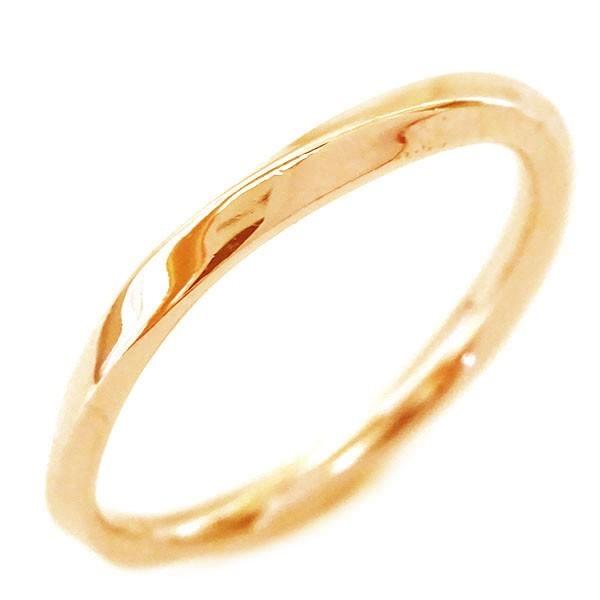 ピンクゴールドK10 ダイヤモンド ペアリング 結婚指輪 マリッジリング 2本セット K10pg 指輪 ダイヤ 0.09ct ストレート カップル｜ma38｜05