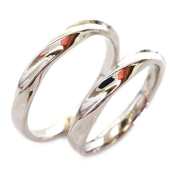 シルバー 結婚指輪 マリッジリング ペアリング ペア2本セット SV925 ストレート カップル 79％以上節約