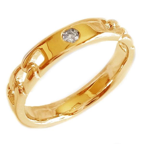 ピンクゴールド K10 ペアリング ダイヤモンド 結婚指輪 マリッジリング 2本セット K10pg｜ma38｜04