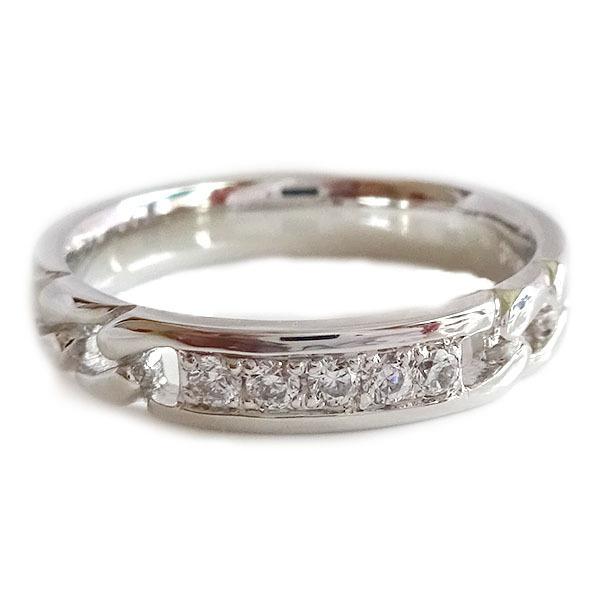 ホワイトゴールドk10 ペアリング ダイヤモンド 結婚指輪 マリッジリング 2本セット K10wg｜ma38｜06