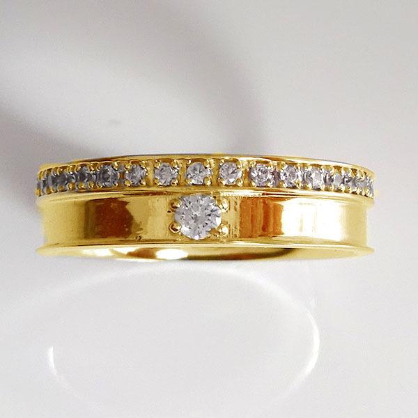 結婚指輪 イエローゴールド K18 マリッジリング ペアリング ダイヤモンド 2本セット K18yg ダイヤ｜ma38｜10