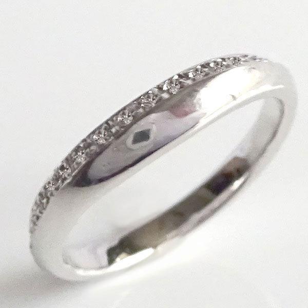 OFF半額 結婚指輪 ホワイトゴールド K10 マリッジリング ペアリング ダイヤモンド 2本セット K10wg ダイヤ