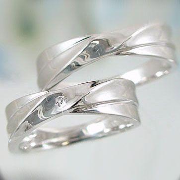 プラチナ ダイヤモンド 結婚指輪 ペアリング マリッジリング 指輪 ペア 2本セット Pt900 ダイヤ 0.02ct