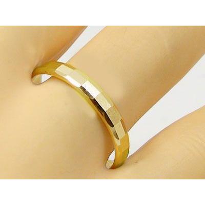 ゴールド 結婚指輪 マリッジリング ダイヤカット ペアリング K10yg 指輪｜ma38b｜02