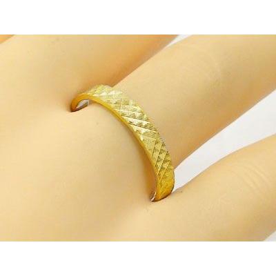 ゴールド 結婚指輪 マリッジリング ダイヤカット ペアリング K10yg 指輪｜ma38b｜02