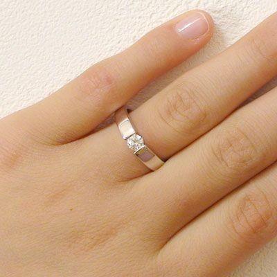 鑑定書付 ダイヤモンド プラチナ 婚約指輪 エンゲージリング 0.3ct F