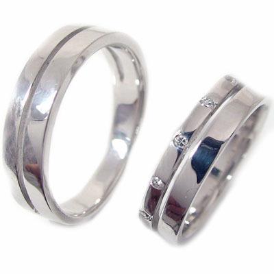 ダイヤモンド プラチナ 結婚指輪 マリッジリング ペアリング Pt900