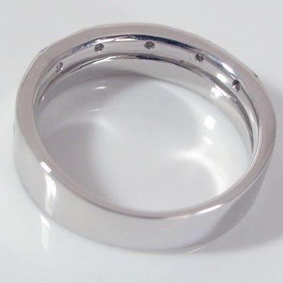 ダイヤモンド ホワイトゴールド ペアリング 結婚指輪 マリッジリング ダイヤ 0.06ct ペア K10wg 2本セット 指輪｜ma38b｜06