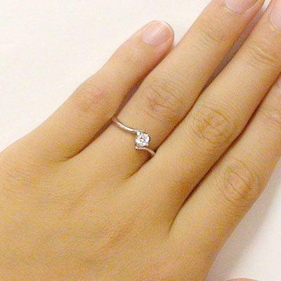 鑑定書付 プラチナ ダイヤモンド 婚約指輪 エンゲージリング ダイヤ 
