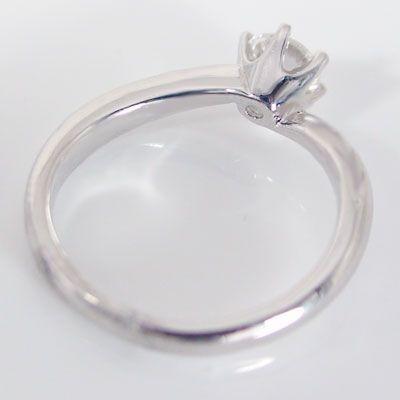 鑑定書付 プラチナ ダイヤモンド 婚約指輪 エンゲージリング ダイヤ  