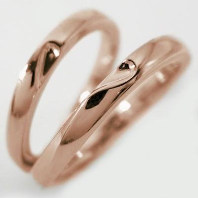 最安値クラス ピンクゴールド 結婚指輪 マリッジリング ペアリング 2本セット K18pg 重ねるとハート 買い正規品 Paynow Universalpapershredding Com