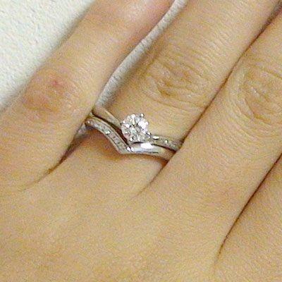 鑑定書付 プラチナ ダイヤモンド 婚約指輪 エンゲージリング 結婚指輪 