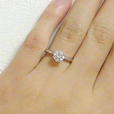 鑑定書付 ダイヤモンド プラチナ 婚約指輪 エンゲージリング F 鑑定書付 ダイヤモンド プラチナ 婚約指輪 エンゲージリング F