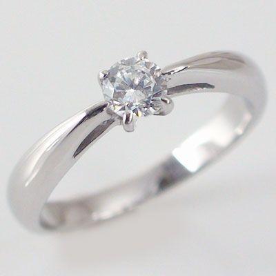 品質満点 鑑定書付 ダイヤモンド プラチナ 婚約指輪 エンゲージリング ダイヤ 0.4ct F-SI1-VeryGood 4本爪 立爪 Pt900, 不破郡 8a840e8c